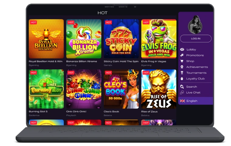 Glitch Spin casino Anmeldung
